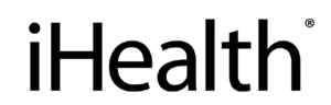 A képen az „iHealth” szó látható félkövér, letisztult betűtípussal, fehér háttér előtt. A kisbetűs „i” stílusa szorosan a „H” betűhöz hasonlít, így jellegzetes márkajelzést kölcsönöz. A betűk egyenletesen helyezkednek el és mélyfekete színűek, modernitást és egyszerűséget közvetítenek.