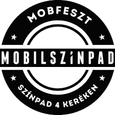 A vastag fekete szegélyű kerek logón felül a „Mosfesti”, alul a „Budapest, Hungary” felirat látható. A központban félkövér, „SCHILSZIPAD” feliratú nyomtatott betűk találhatók texturált háttéren.